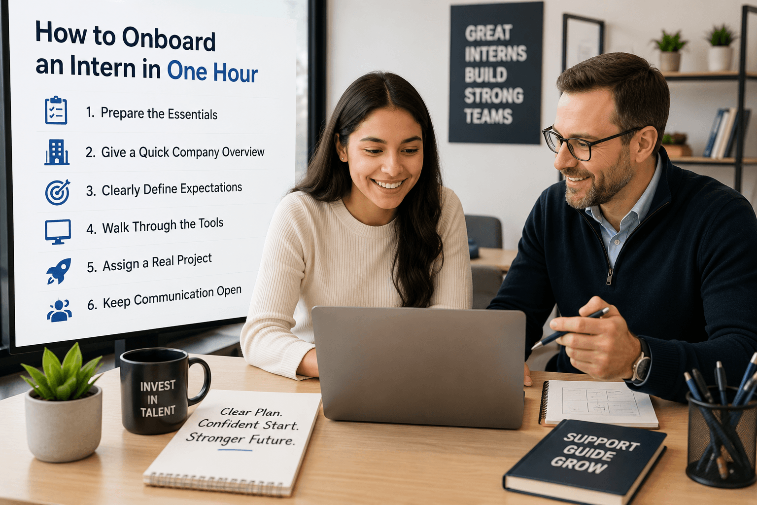 How to Onboard an Intern in One Hour